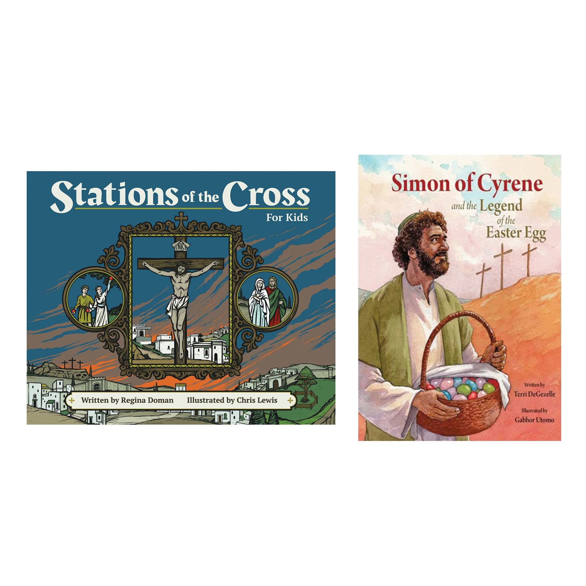 Stations of the Cross for Kids & Simon Of Cyrene & Legend Of Easter Egg (2 Book Set) - Image 2