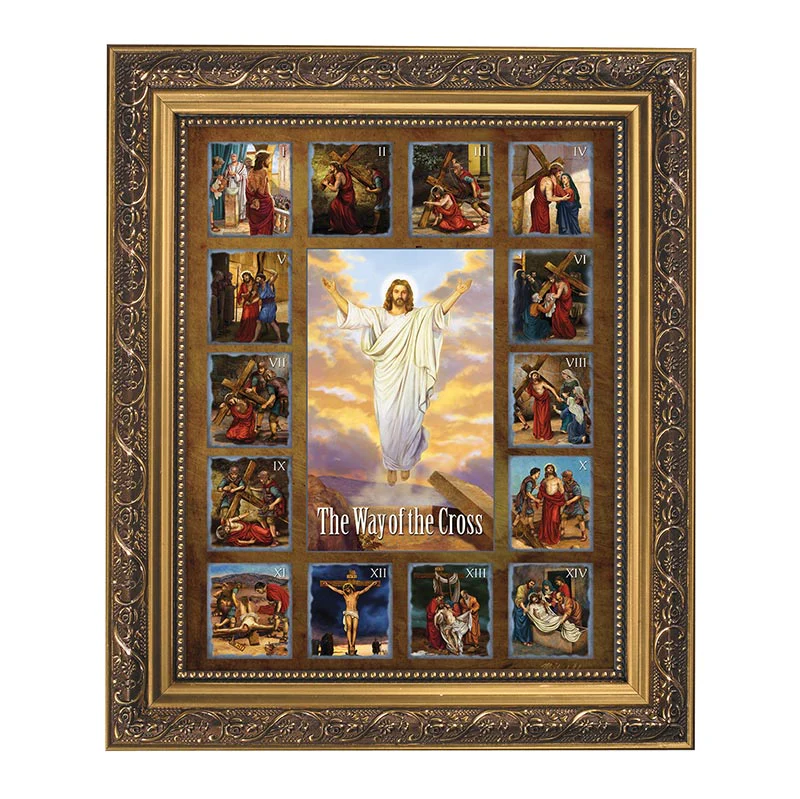 Stations of the Cross Framed Print