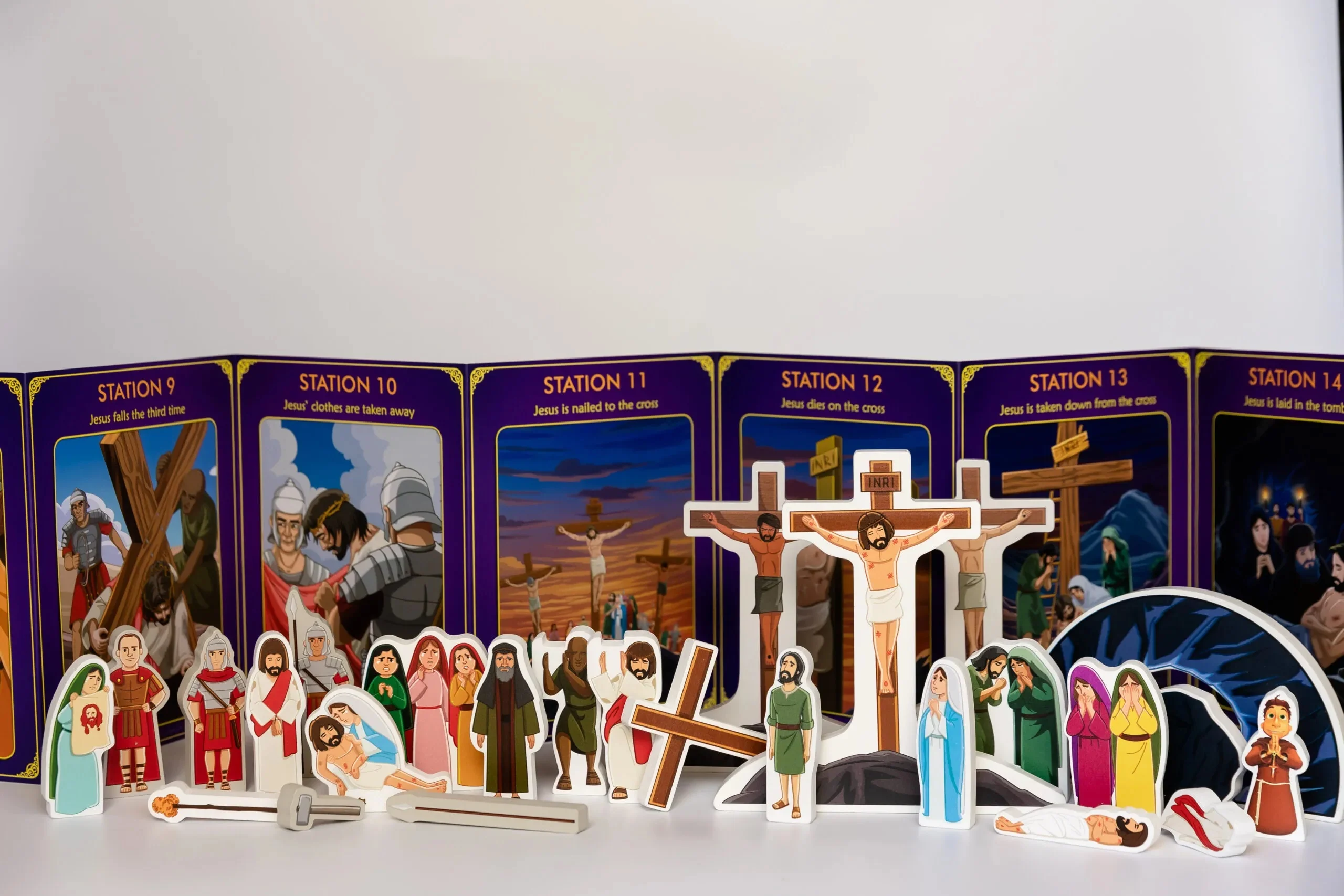Stations of the Cross Pray & Play Set - By Saintly Heart™ & Brother Francis™