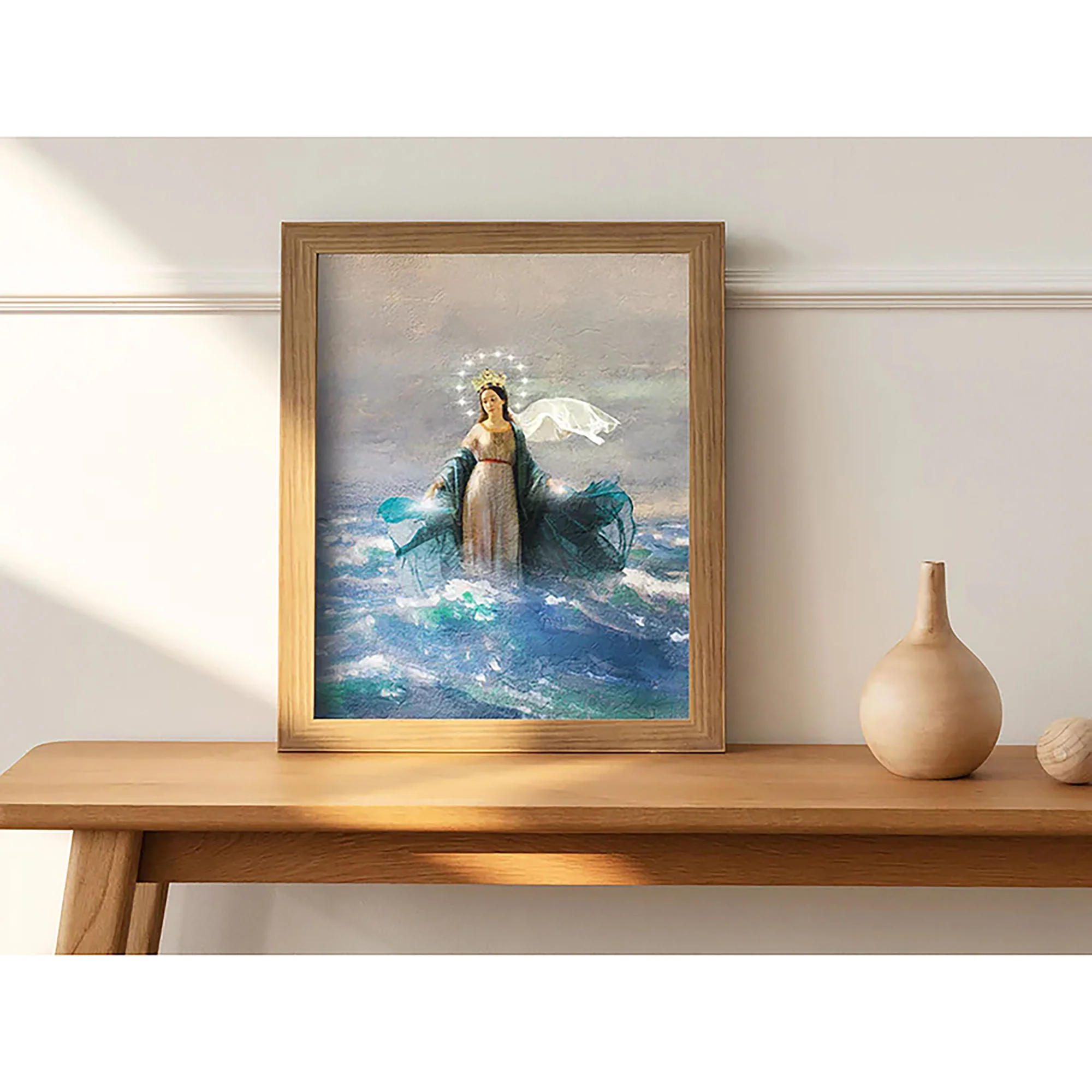 Stella Maris Star of the Sea Unframed Print - 8" x 10" - Image 3