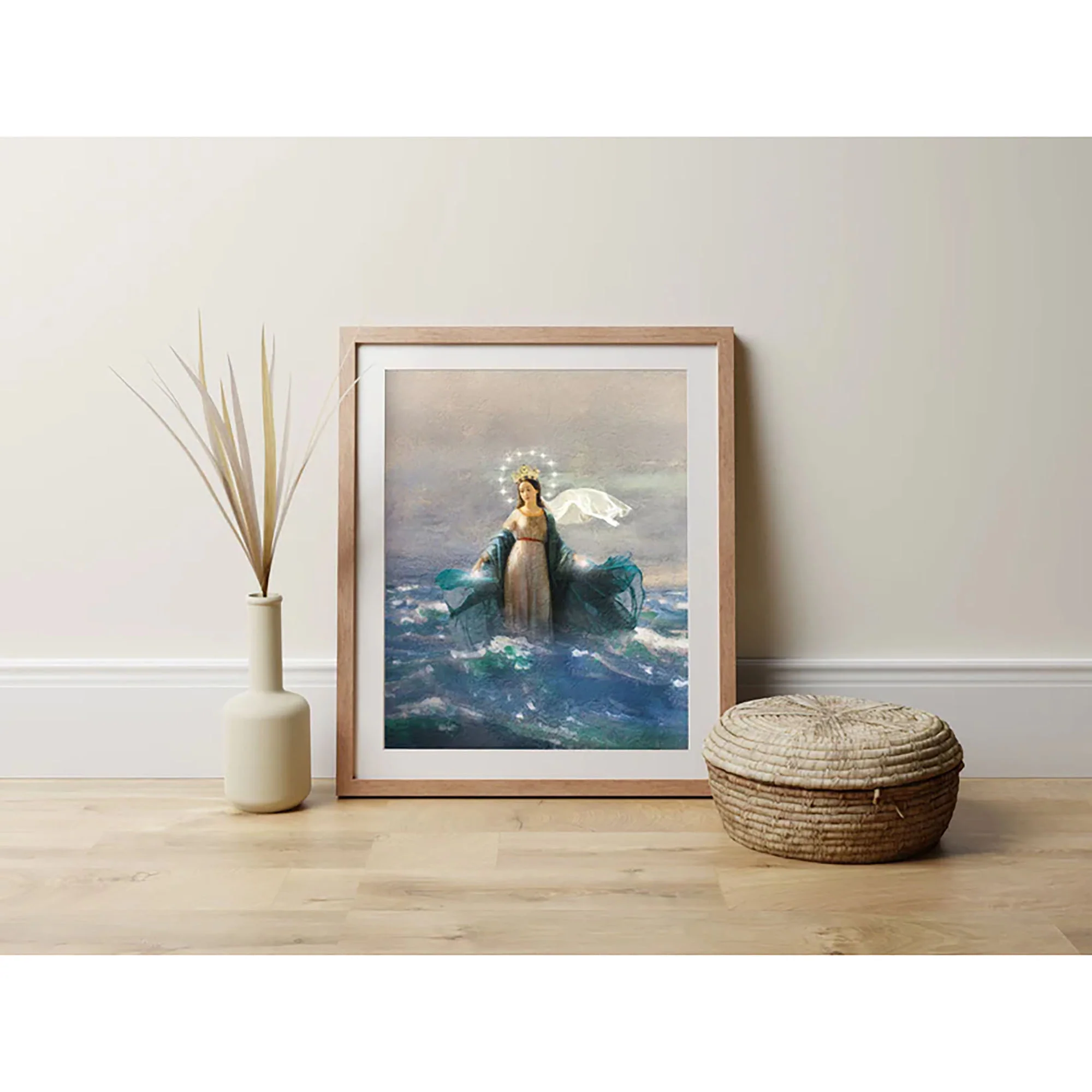 Stella Maris Star of the Sea Unframed Print - 8" x 10" - Image 4