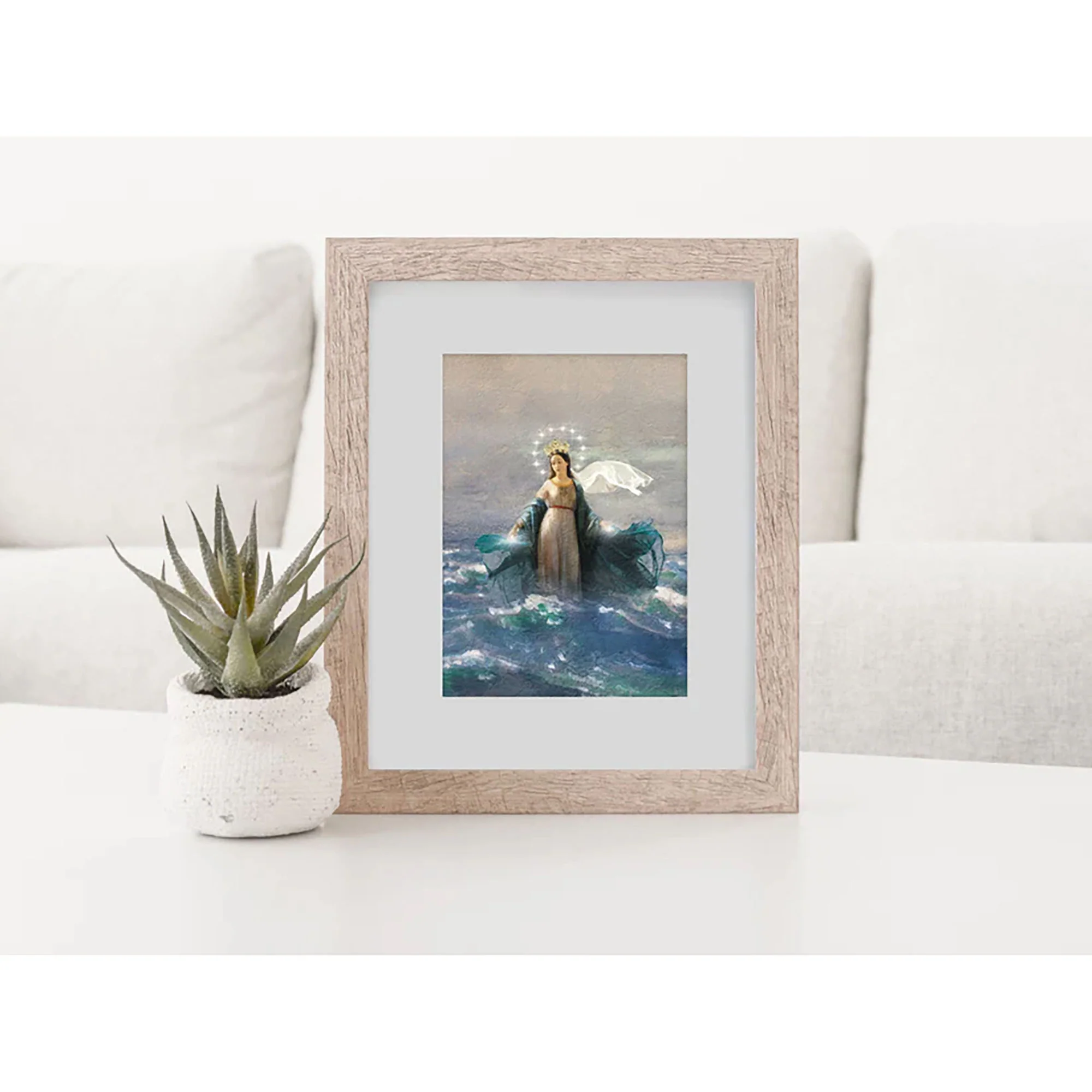 Stella Maris Star of the Sea Unframed Print - 8" x 10" - Image 5