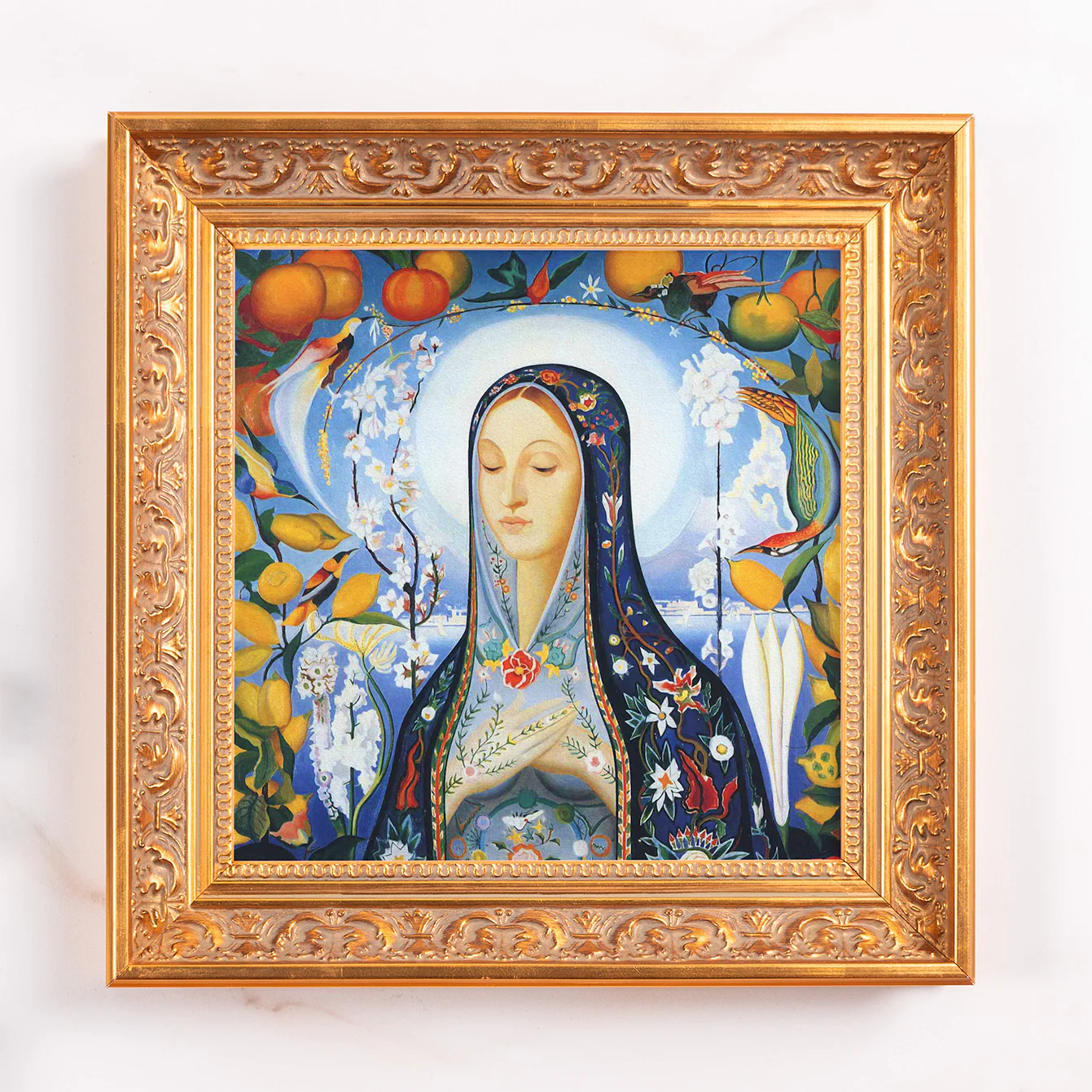Stella's The Virgin Framed Canvas - Sacred Mini Collection - Image 2