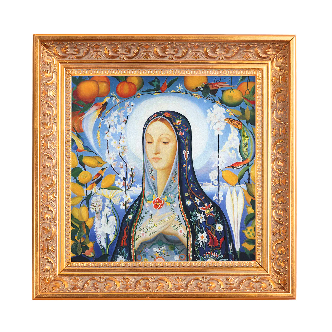 Stella's The Virgin Framed Canvas - Sacred Mini Collection - Image 3