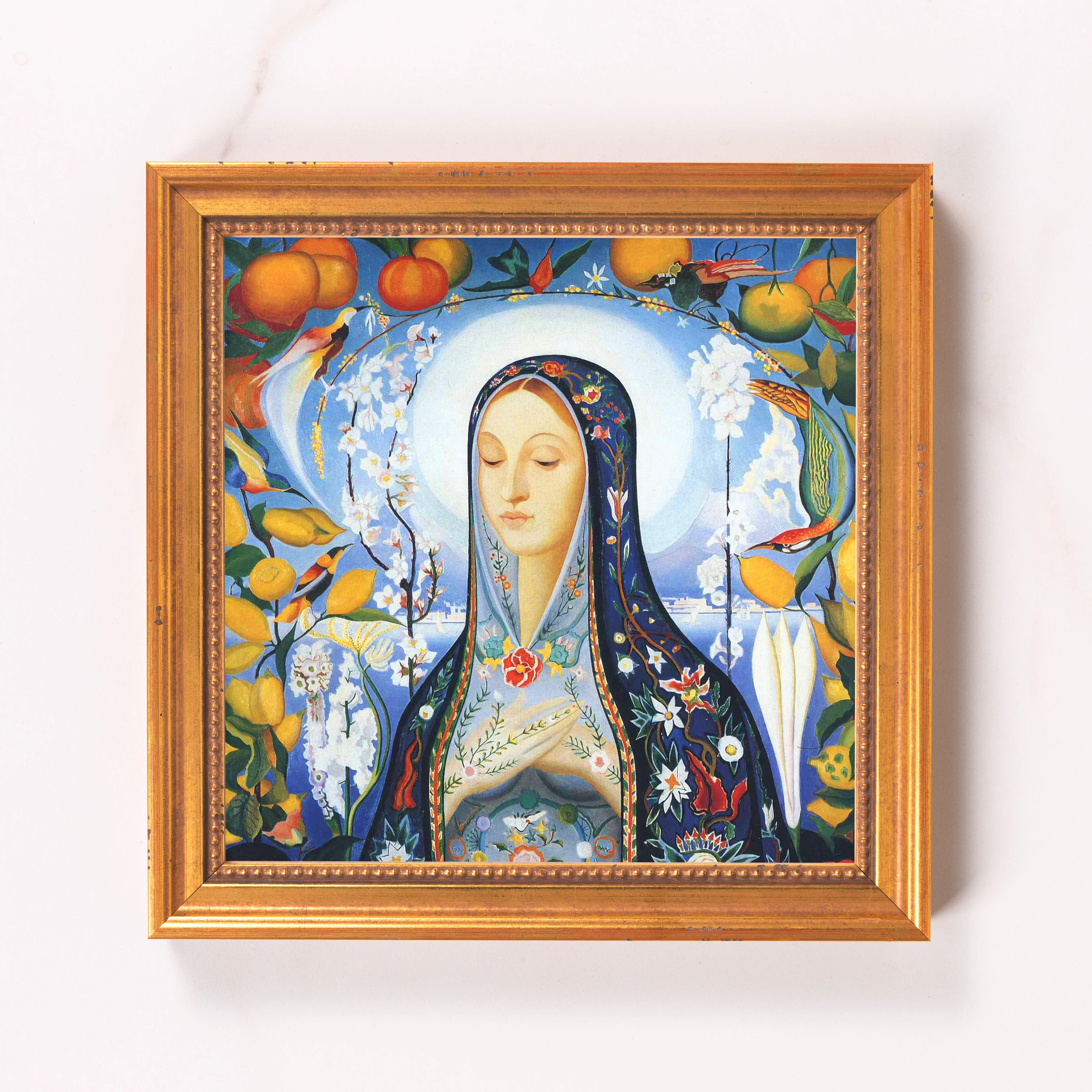 Stella's The Virgin Framed Canvas - Sacred Mini Collection - Image 6