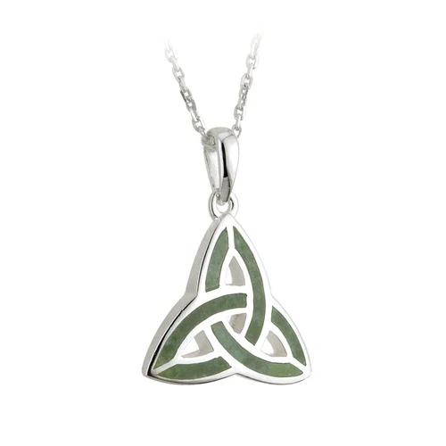 Sterling Connemara Trinity Knot Necklace - Image 2