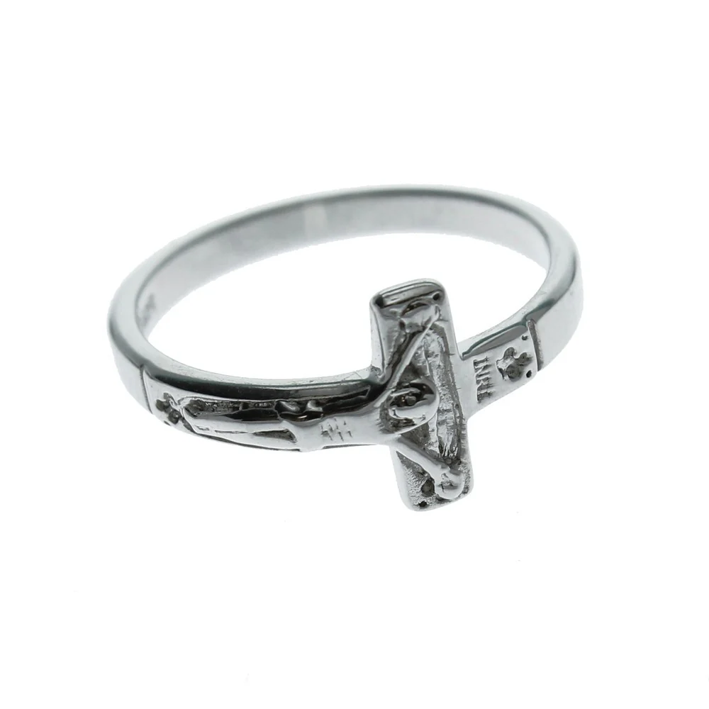 Sterling Crucifix Ring - Image 3