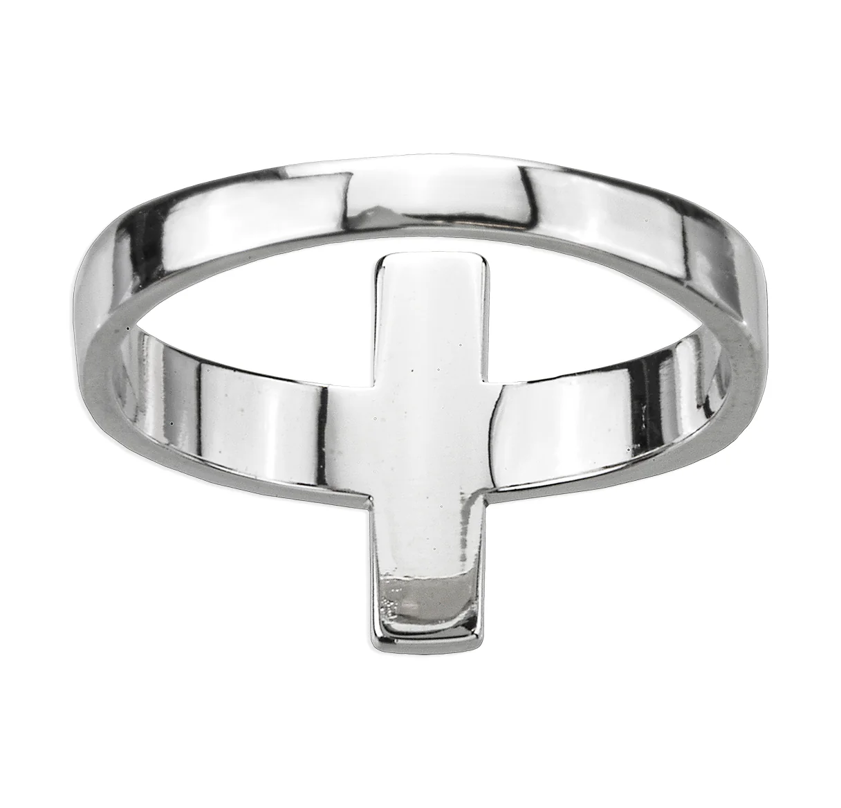 Sterling Crucifix Ring - Image 4