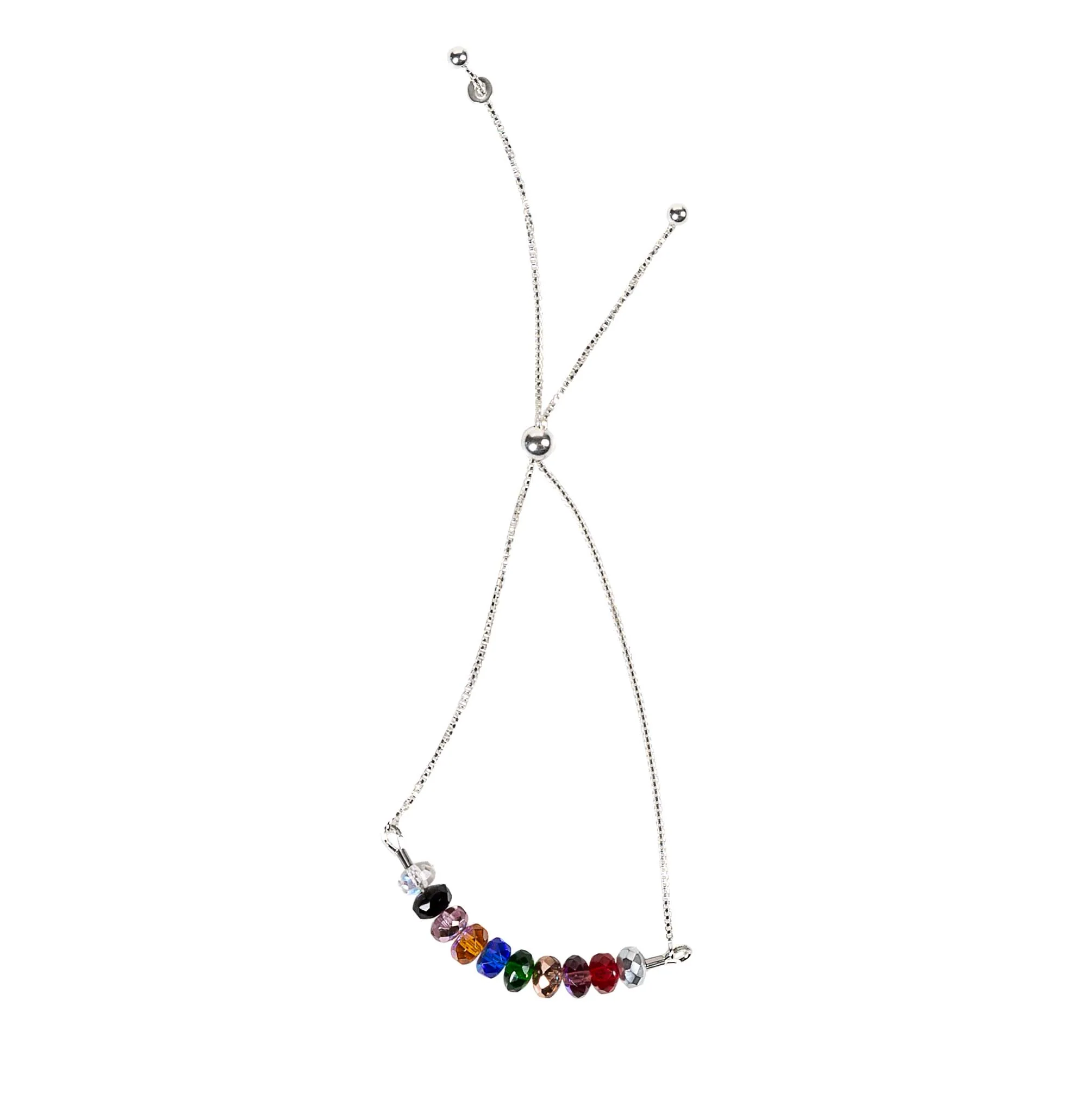 Sterling Jeweled Intentions Bracelet - Image 2