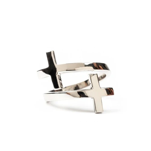 Sterling Pillar of Faith Ring - Size 7