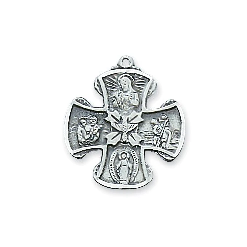 Sterling Silver 4-Way Pendant - 2600292