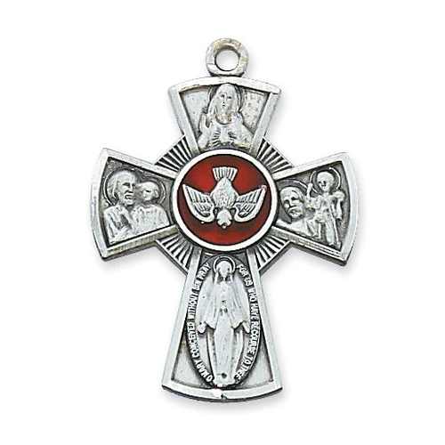 Sterling Silver 4-Way Pendant - 2600347