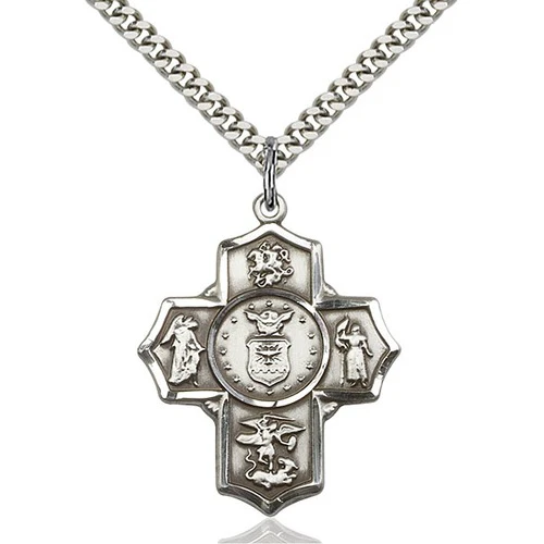 Sterling Silver 5-Way / Air Force Pendant