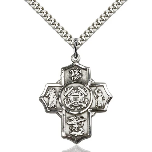 Sterling Silver 5-Way / Coast Guard Pendant