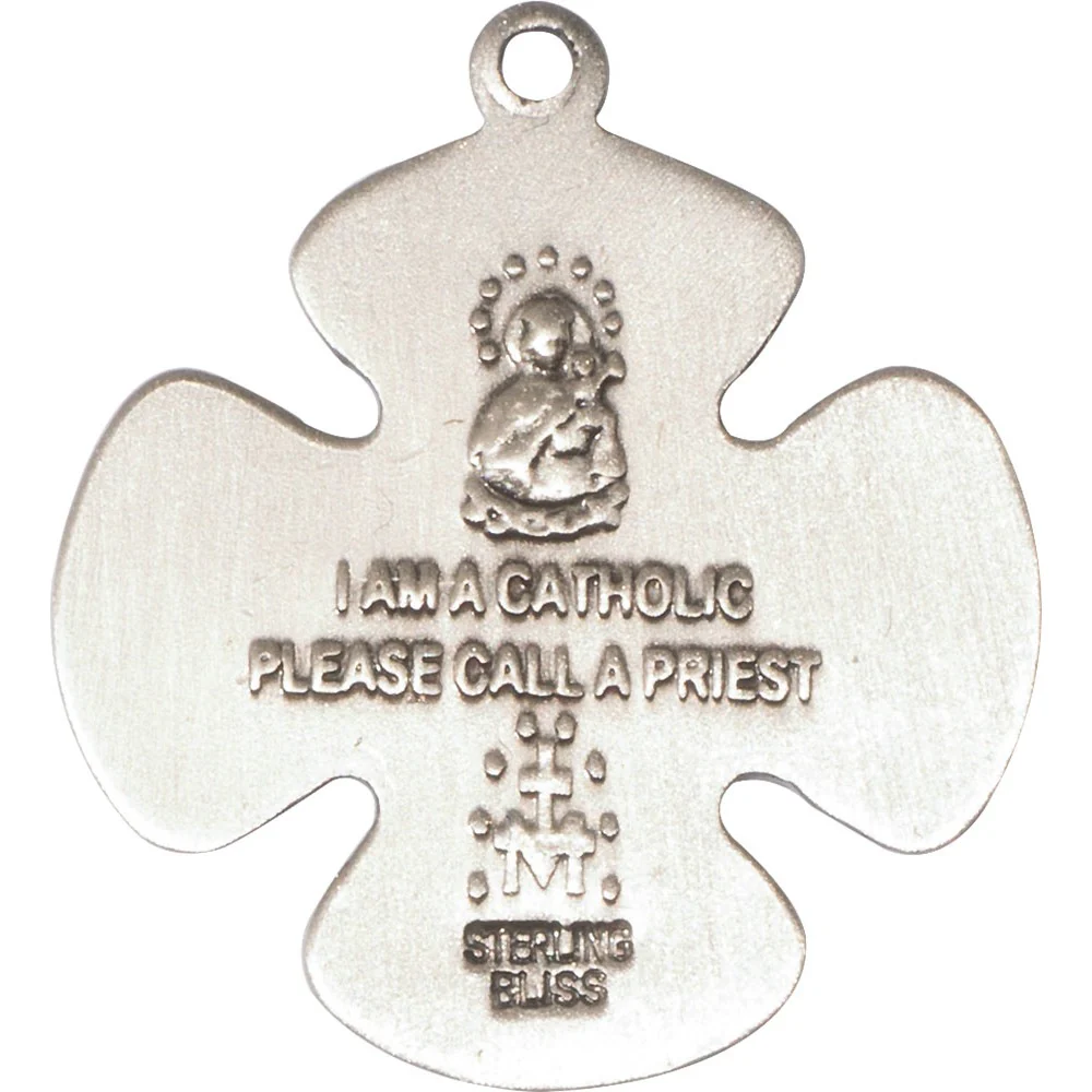 Sterling Silver 5-Way Pendant 1 18 X 1" - Image 2