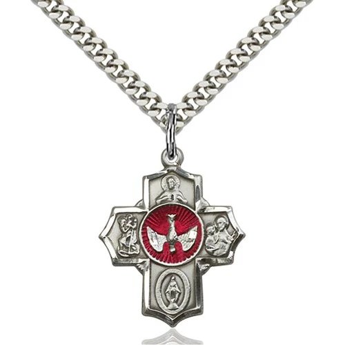 Sterling Silver 5-Way Pendant - 2509919 - Image 2