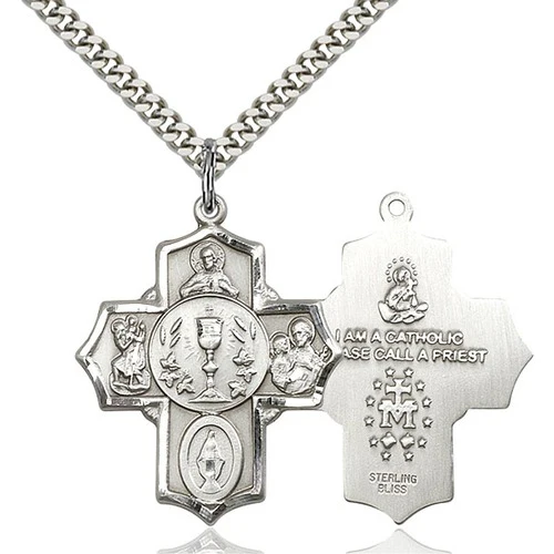 Sterling Silver 5-Way Pendant - 2509926
