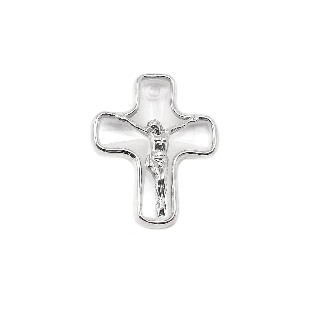 Sterling Silver Aurora Borealis Crystal Rosary - Image 6