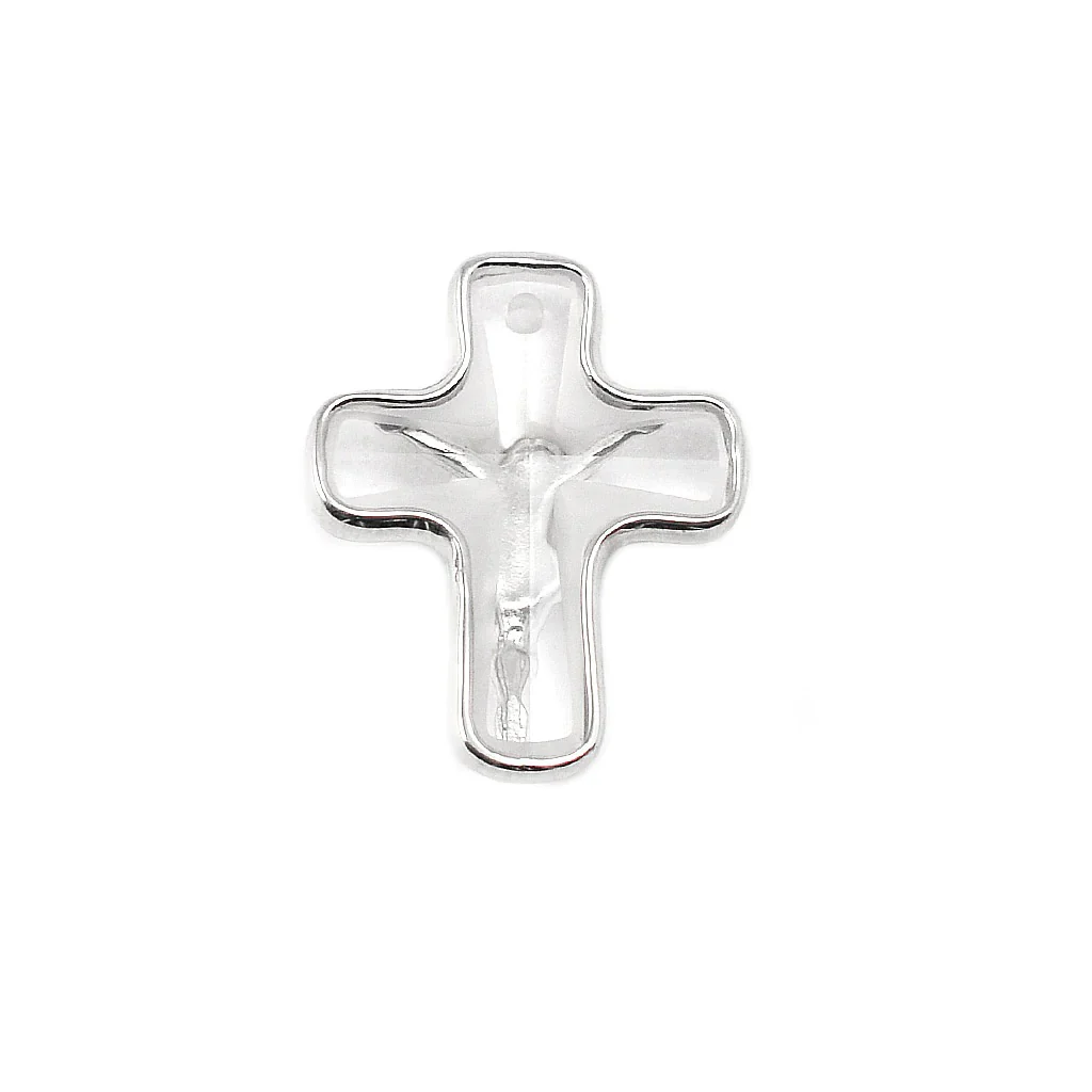 Sterling Silver Aurora Borealis Crystal Rosary - Image 7