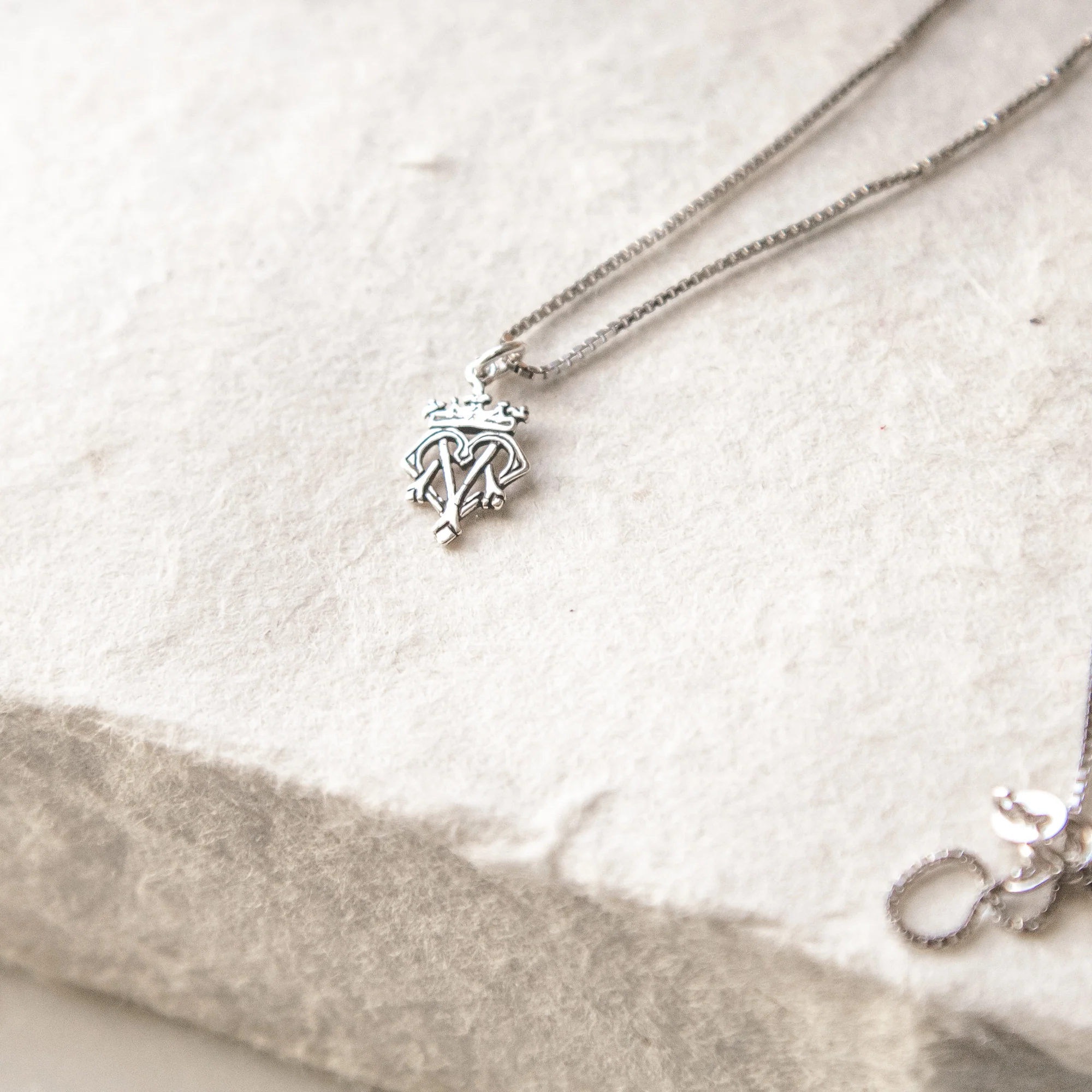 Sterling Silver Auspice Maria Necklace - Image 3