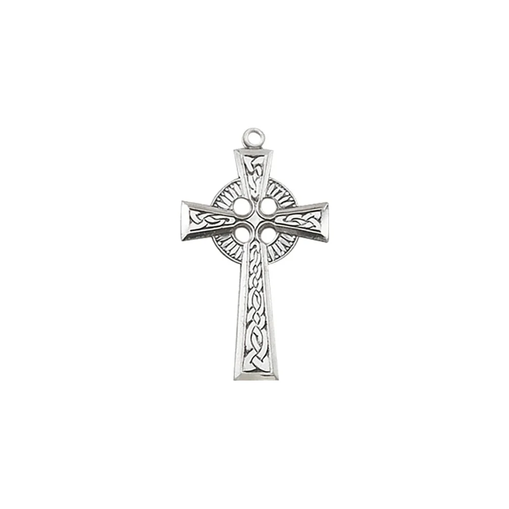 Sterling Silver Celtic Cross with 24" Chain