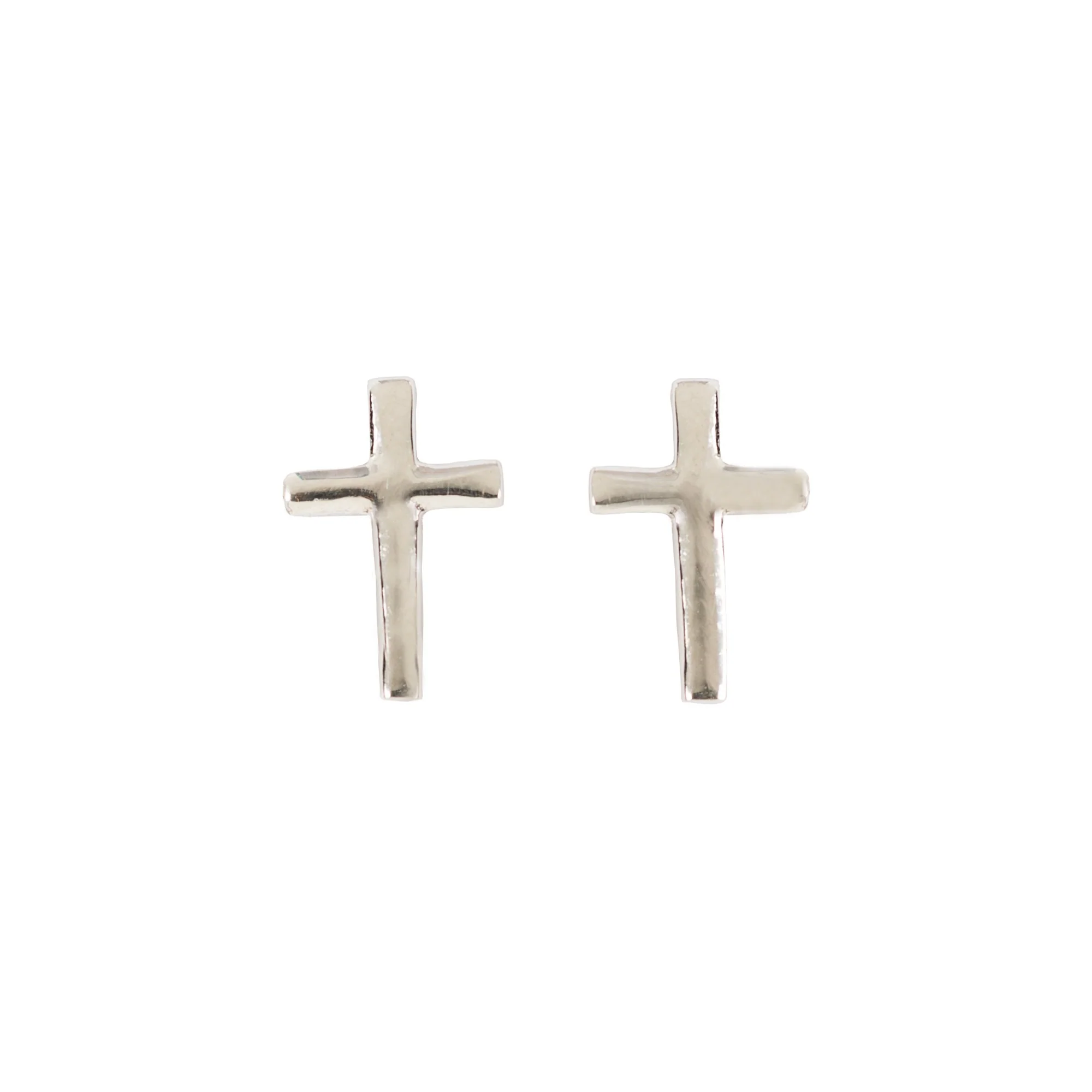 Sterling Silver Cross Earrings & Ring - Set - Image 3