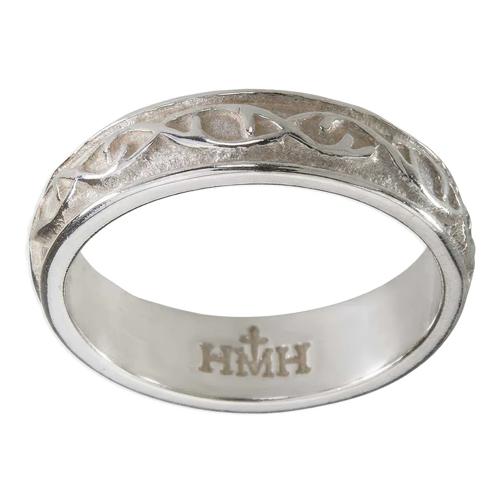 Sterling Silver Crown of Thorns Ring - Multiple Sizes