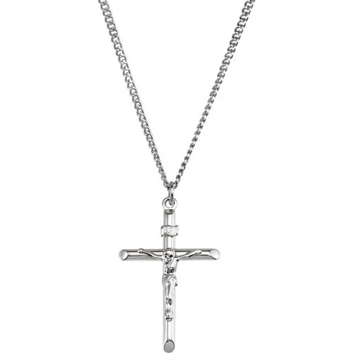 Sterling Silver Crucifix Necklace - 2700767 - Image 2