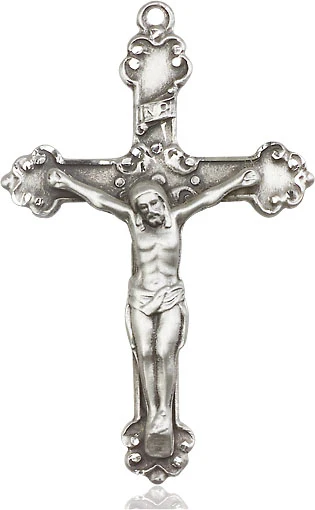 Sterling Silver Crucifix Pendant 1 1/2 X 1" - Image 2