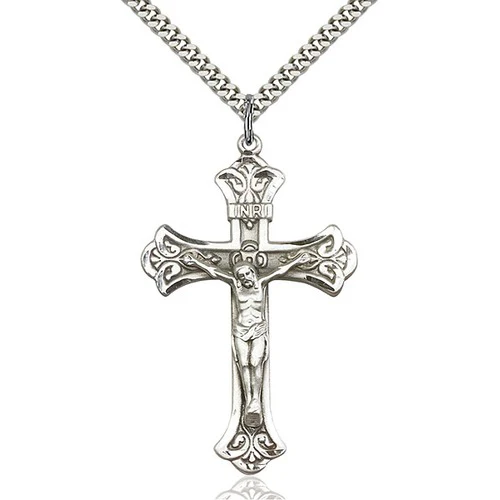 Sterling Silver Crucifix Pendant - 2510632