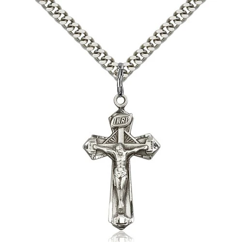 Sterling Silver Crucifix Pendant - 2510689