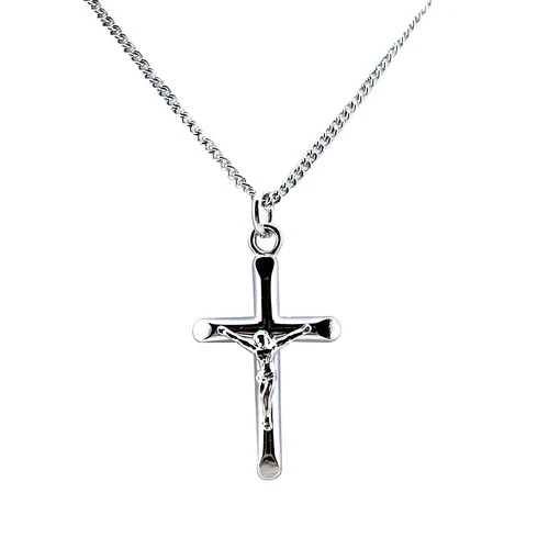 Sterling Silver Crucifix with 16" Chain