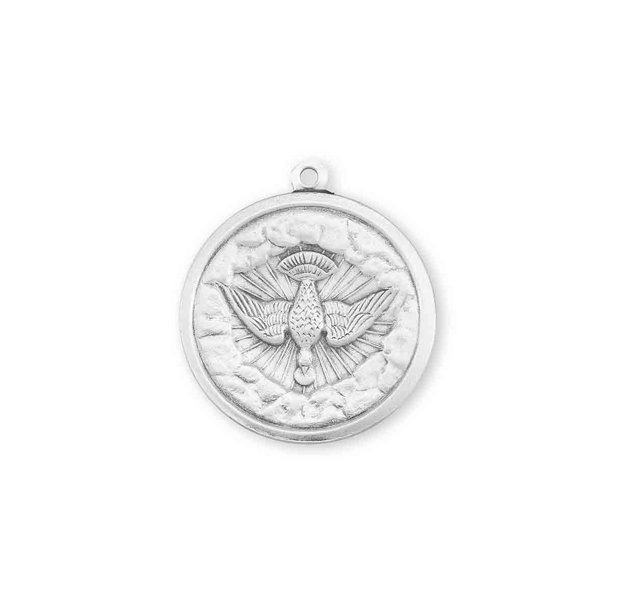 Sterling Silver Descending Dove Holy Spirit  Necklace - Image 2