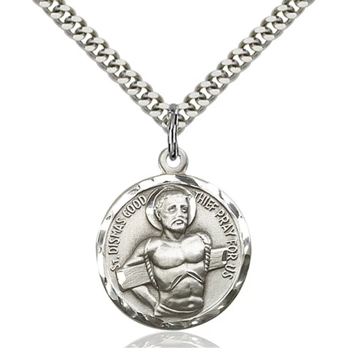 Sterling Silver Dismas Pendant