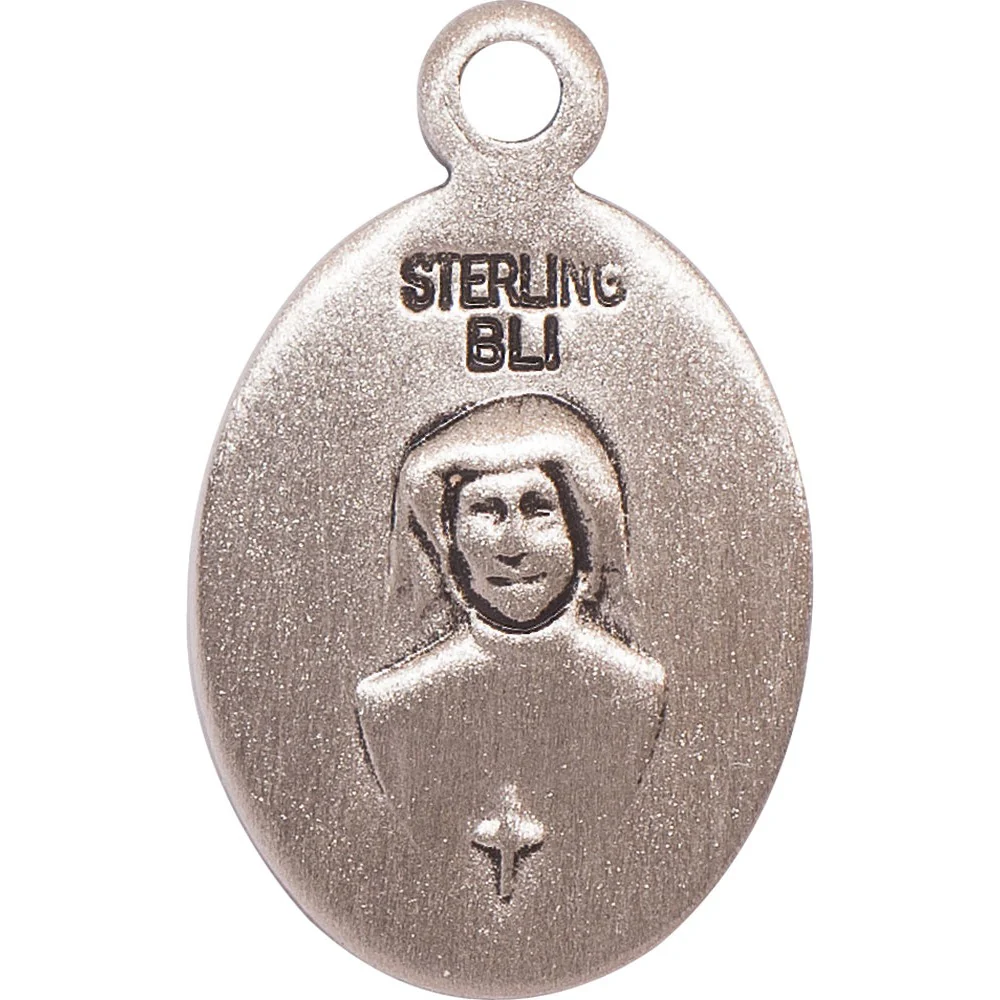 Sterling Silver Divine Mercy Petite Pendant - Image 2