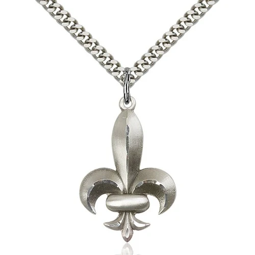 Sterling Silver Fleur de Lis Pendant