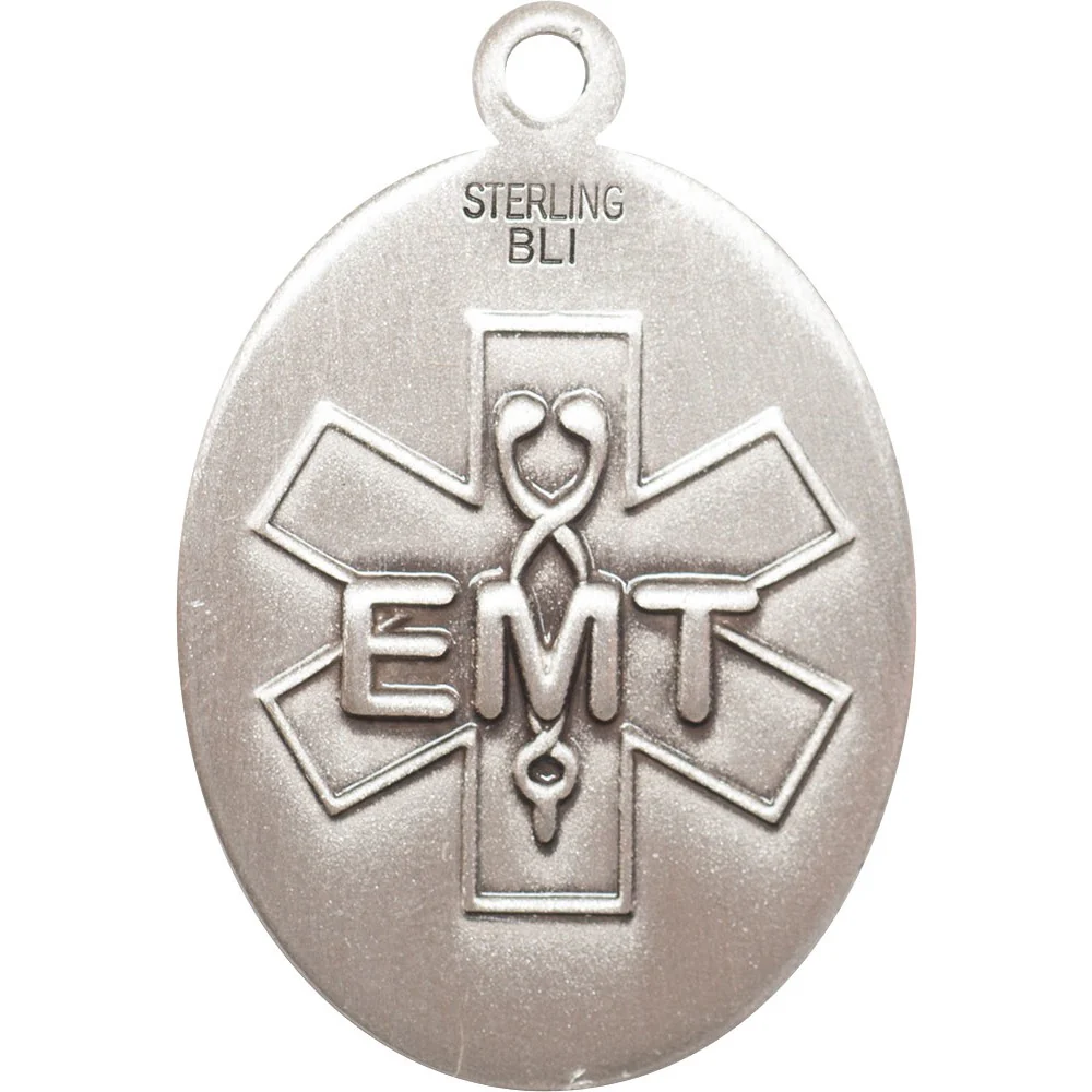 Sterling Silver Guardian Angel / Emt Pendant - Image 2
