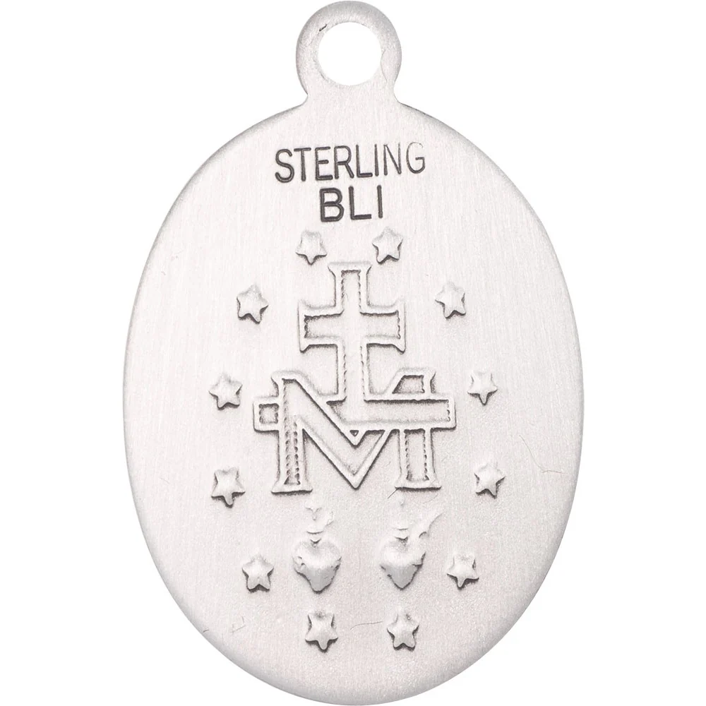 Sterling Silver Miraculous Pendant - 2511312 - Image 2