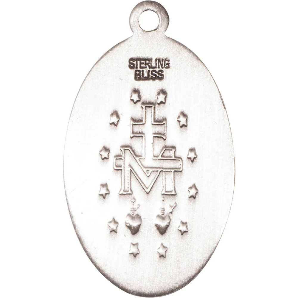 Sterling Silver Miraculous Pendant - 2511326 - Image 2