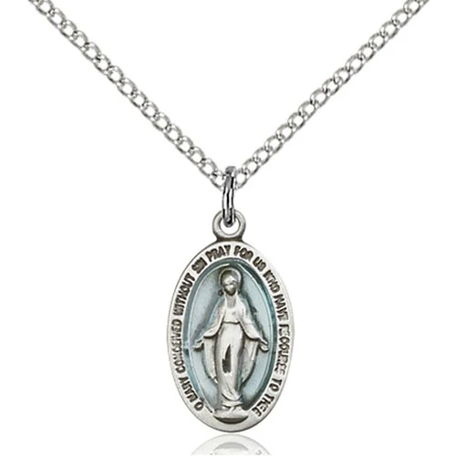 Sterling Silver Miraculous Pendant - 2511357