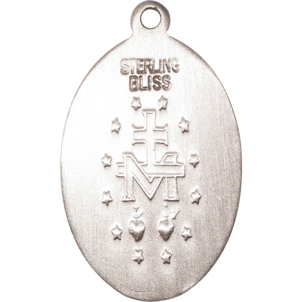 Sterling Silver Miraculous Pendant - 2511361 - Image 2