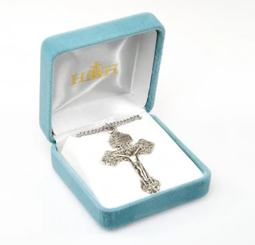 Sterling Silver Pardon Crucifix Necklace - Image 4