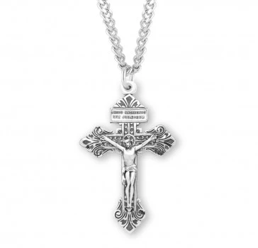 Sterling Silver Pardon Crucifix Necklace - Image 5