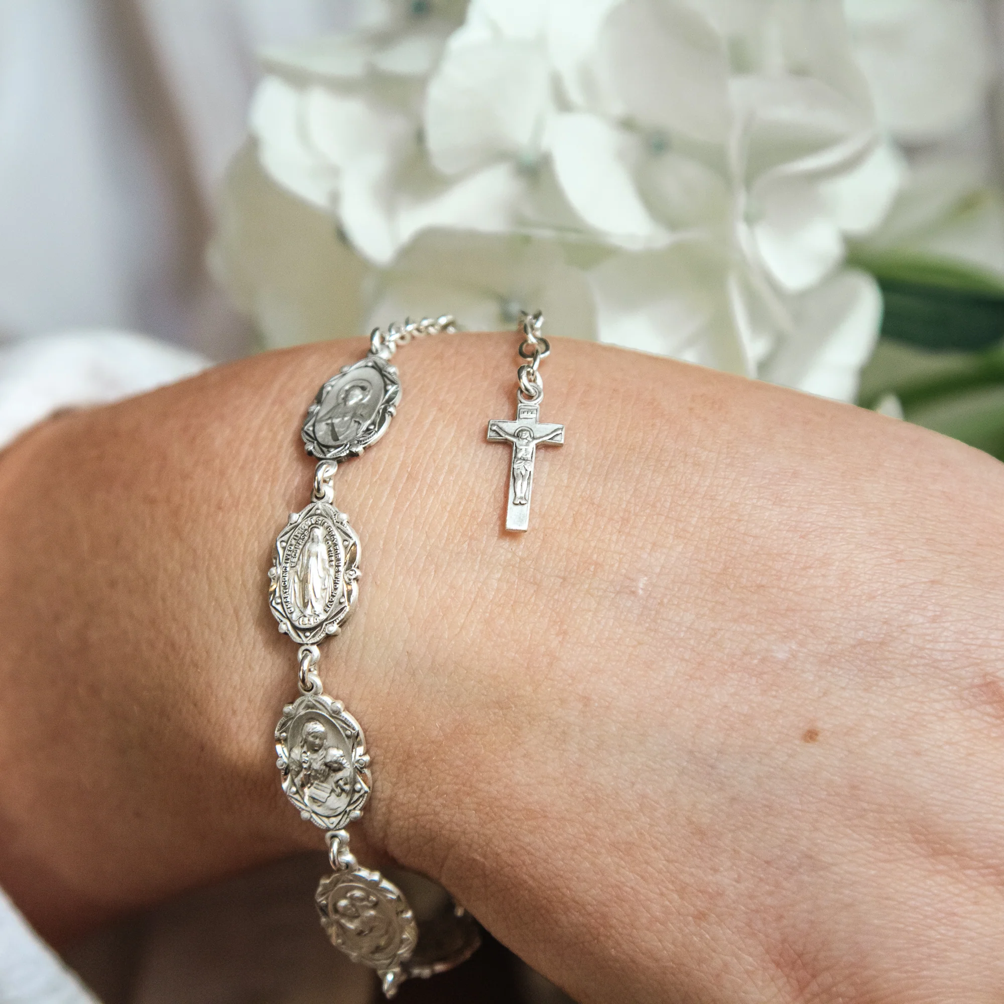 Sterling Silver Patron Saint Bracelet - Image 4