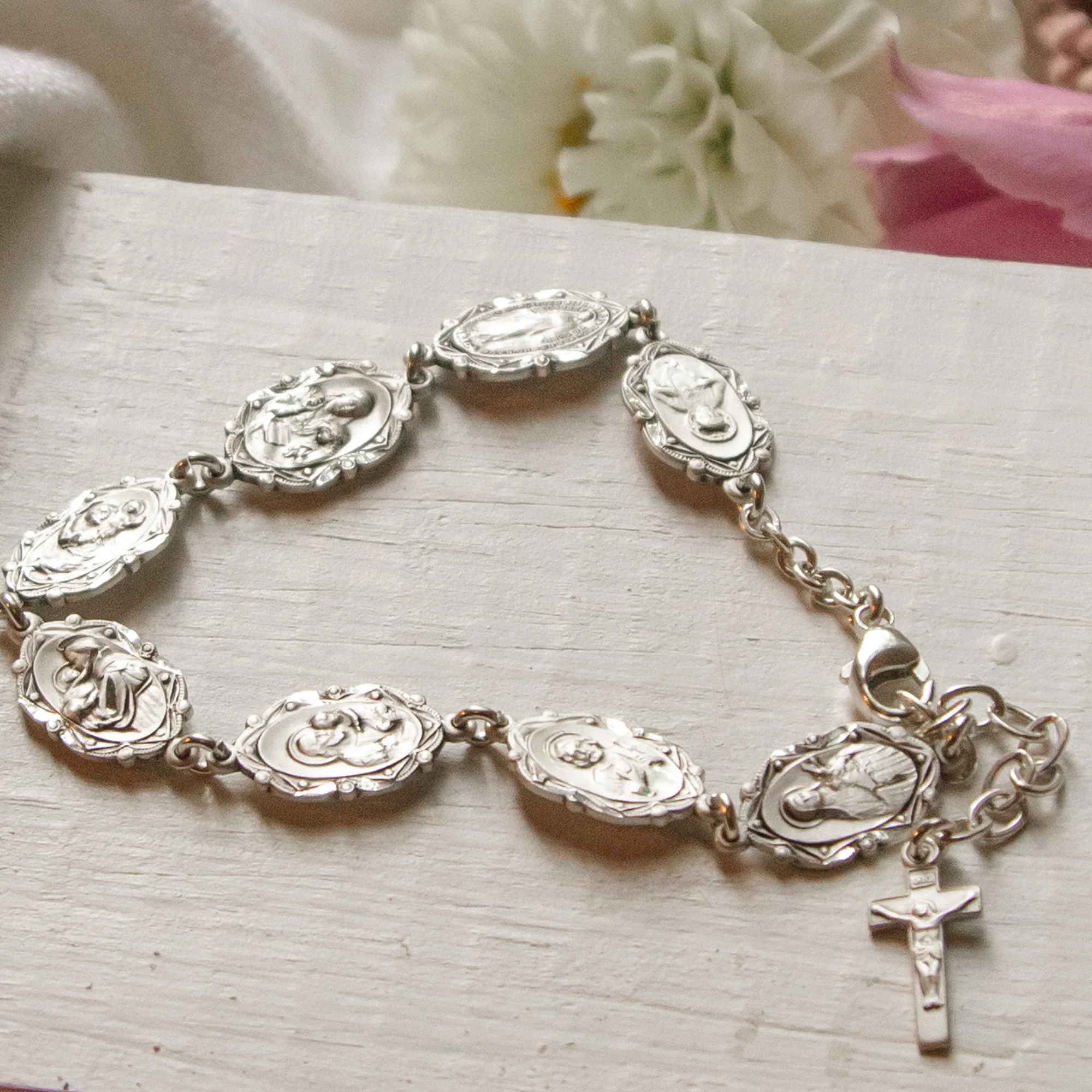 Sterling Silver Patron Saint Bracelet - Image 5