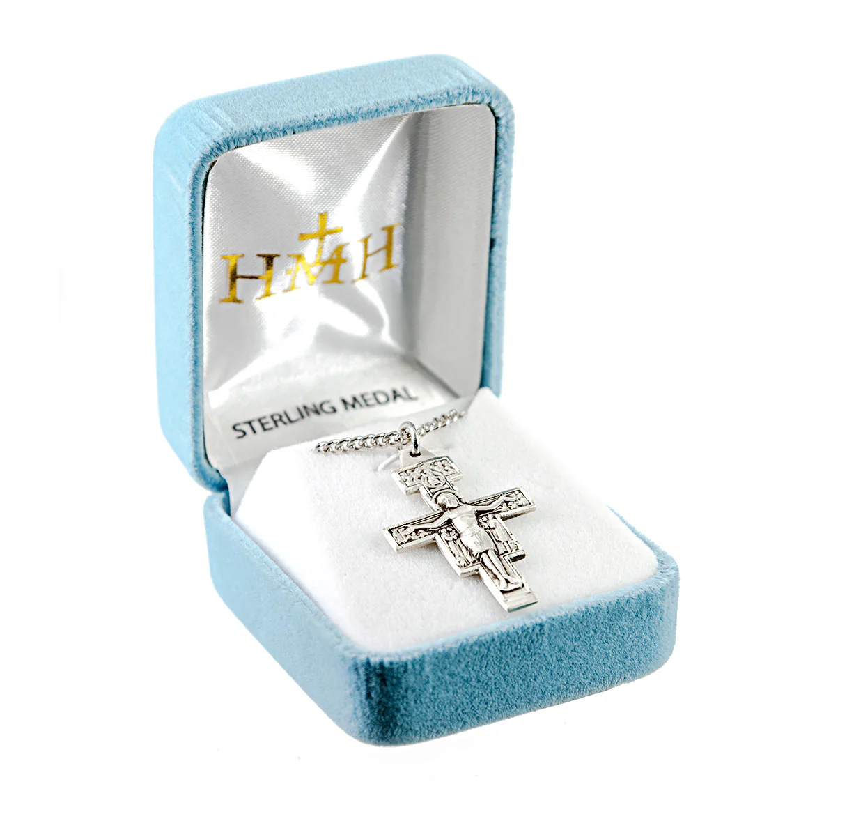 Sterling Silver San Damiano Crucifix Necklace - Image 2