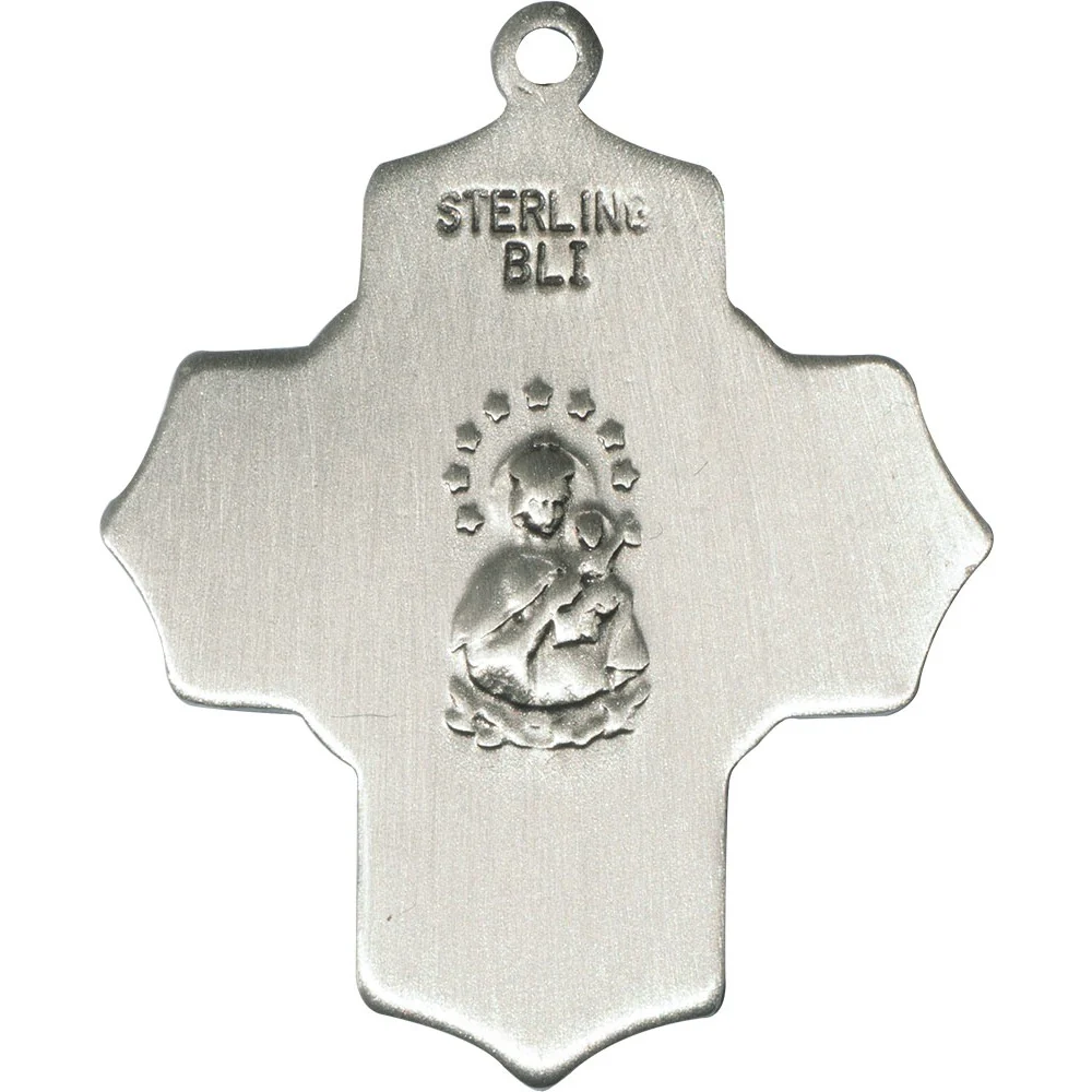 Sterling Silver Scapular 4-Way Pendant - Image 2