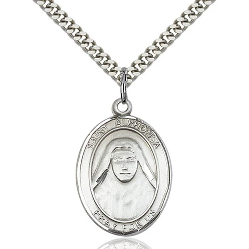 Sterling Silver St. Alphonsa Pendant