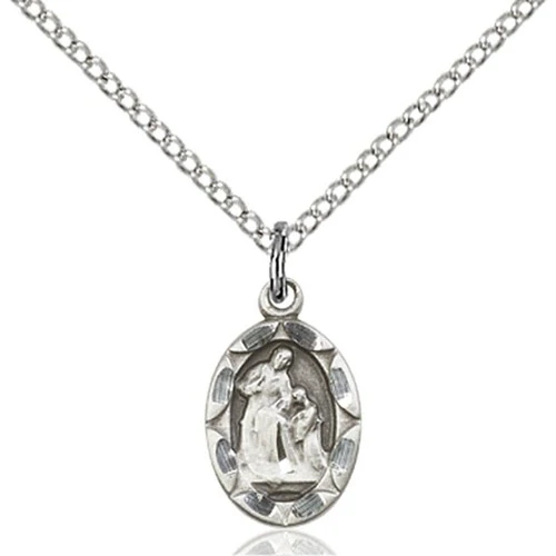 Sterling Silver St. Ann Petite Pendant