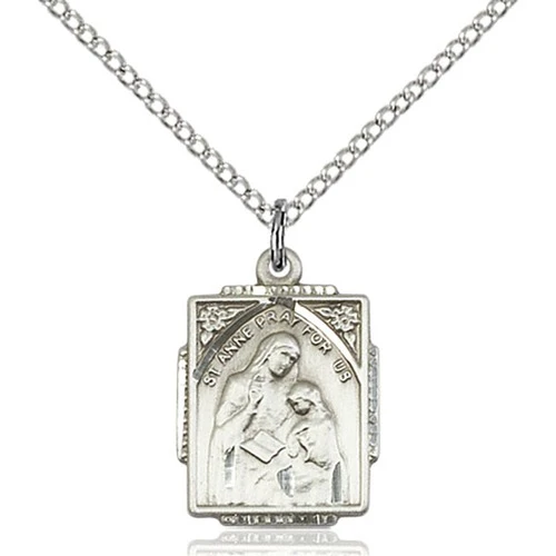 Sterling Silver St. Anne Pendant